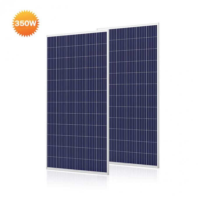 Tấm pin mặt trời PV đa tinh thể 350 watt kích thước lớn 0
