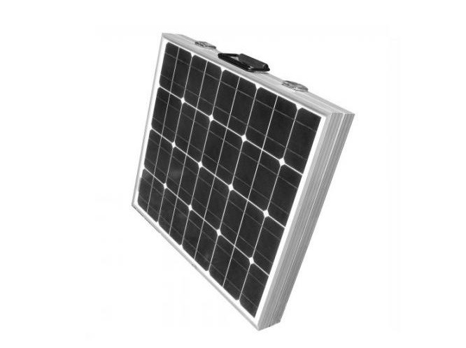 Tấm pin mặt trời silicon đơn tinh thể 90 watt cho cắm trại 0