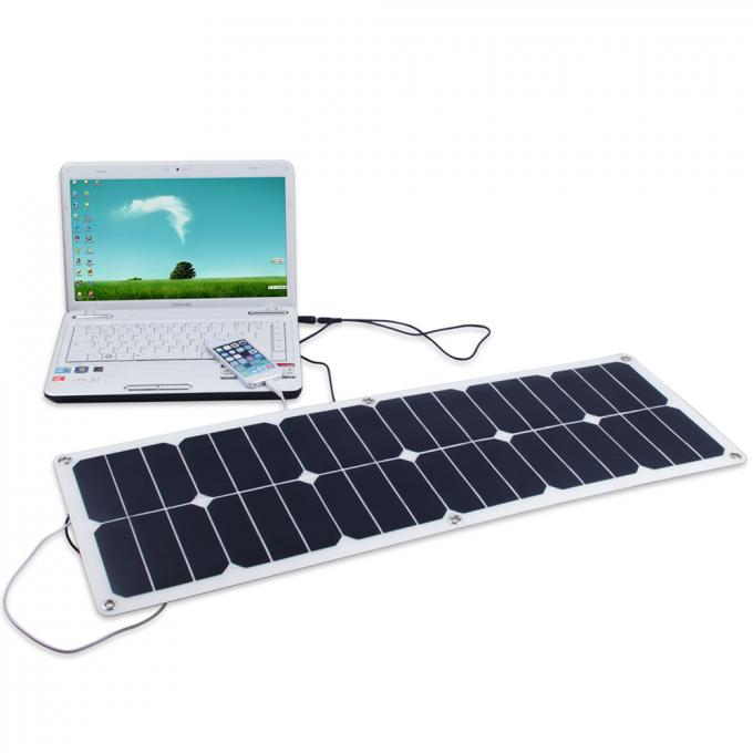 Tấm pin năng lượng mặt trời linh hoạt PET 40W để sạc máy tính xách tay 0