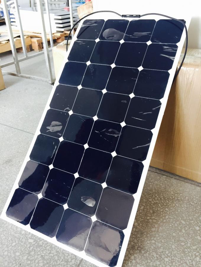 Bảng điều khiển năng lượng mặt trời uốn cong bán linh hoạt 100W hiệu quả cao 0