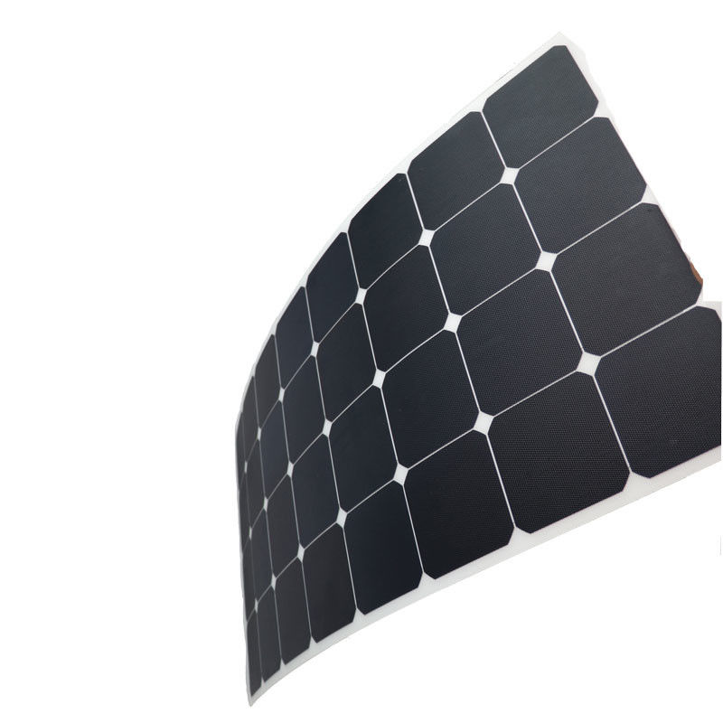 Anti Aging 100W Semi Flexible Monocrystalline Solar Panel